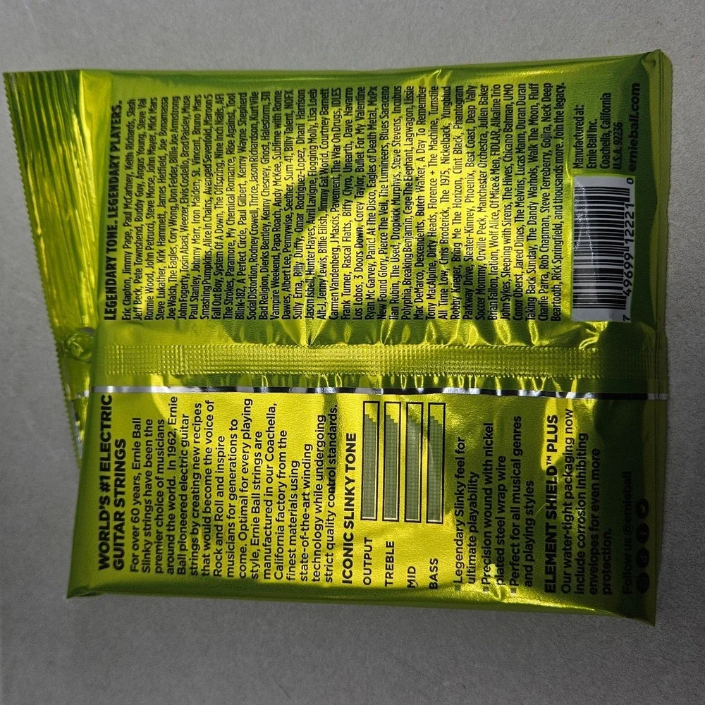Ernie Ball 2221 Regular Slinky Nickel Wound Electric Guitar Strings 10-46 3-Pack